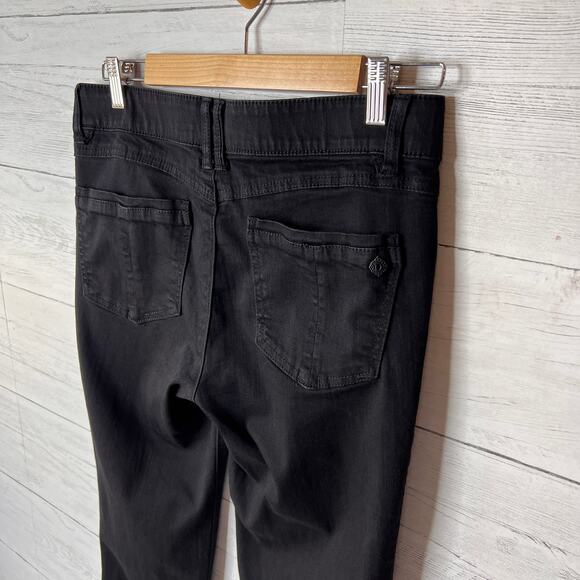 Democracy Jeans Womens Size 8 Black Ab Solution Cotton Blend Stretch Casual - Picture 12 of 16